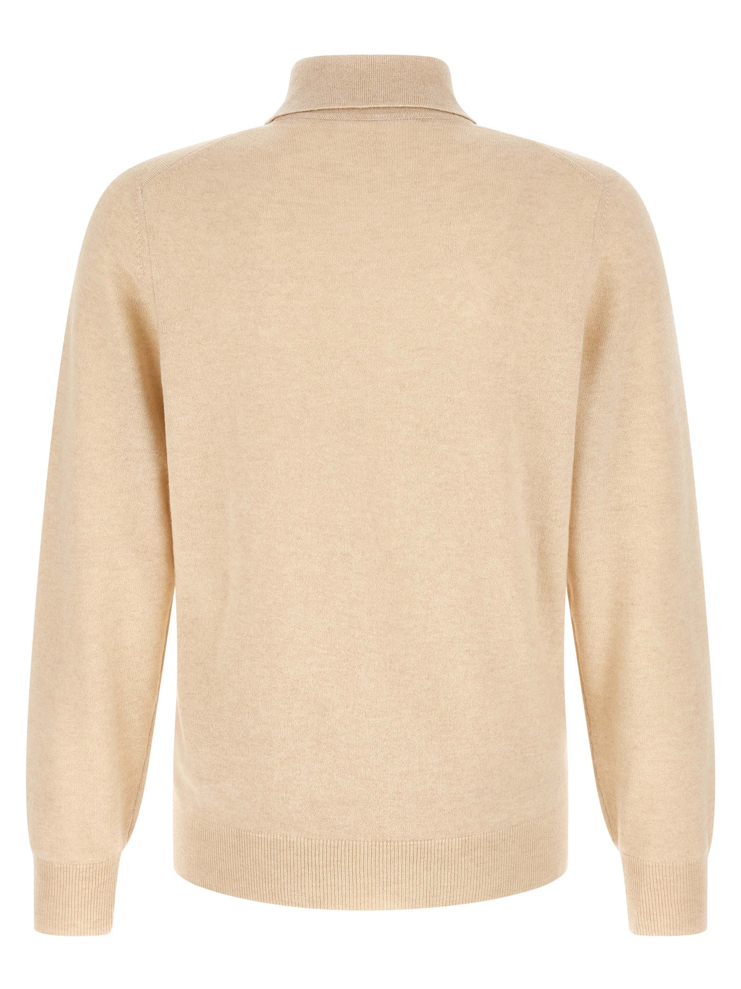 Beige Cashmere Polo Shirt