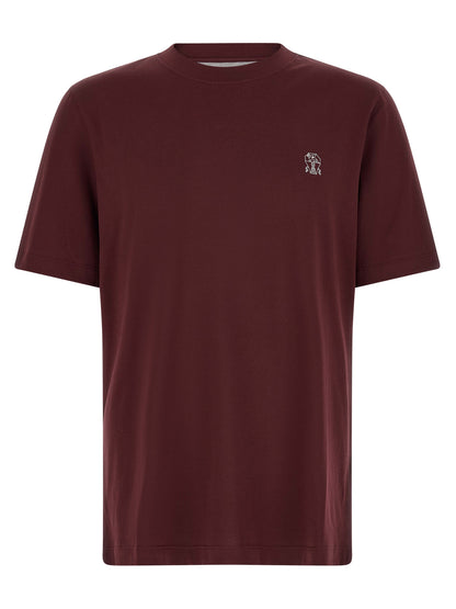 Bordeaux Cotton T-Shirt