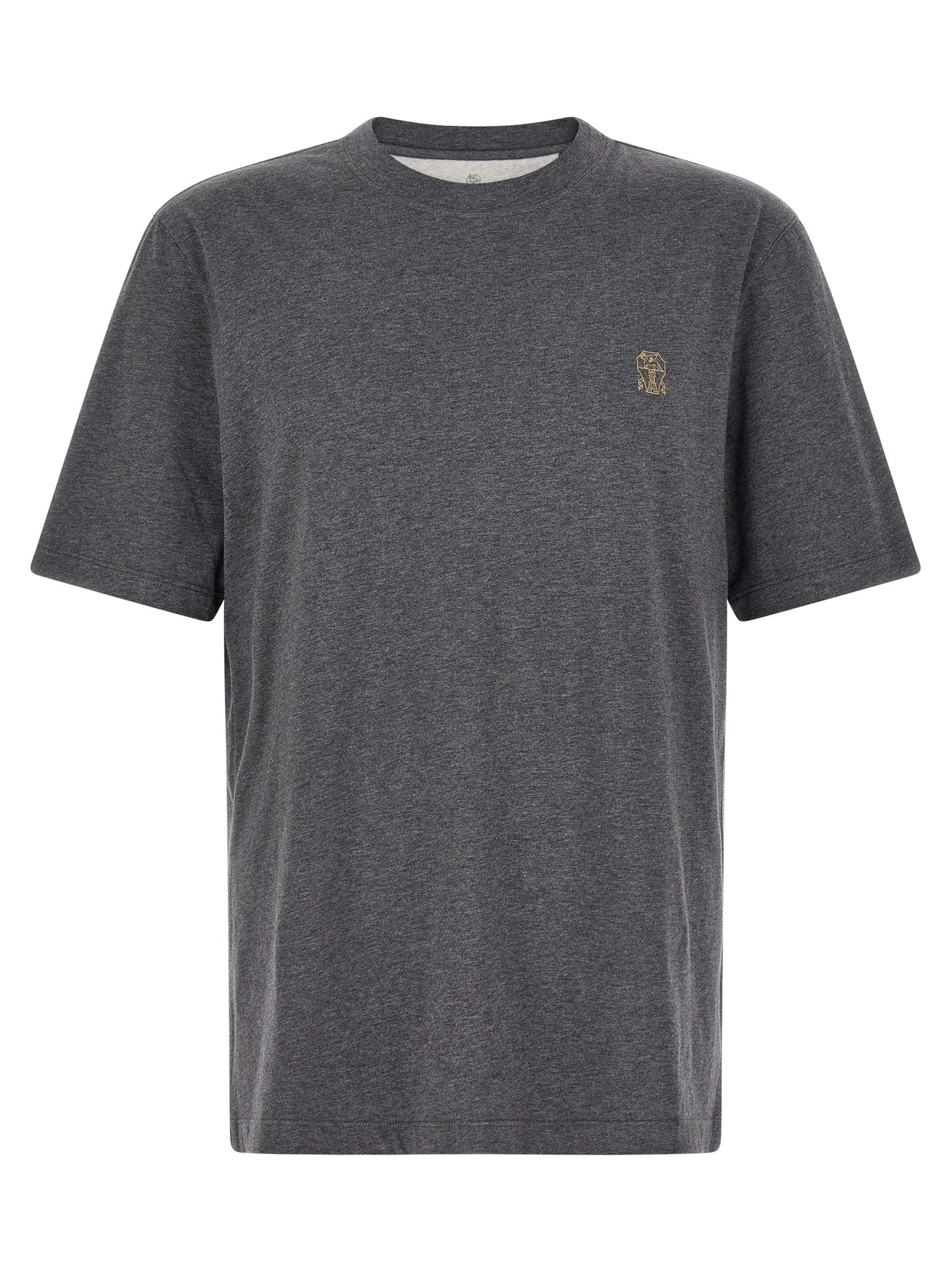 Gray Cotton T-Shirt