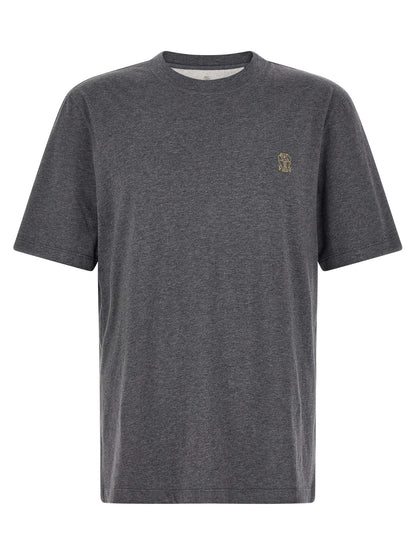 Gray Cotton T-Shirt