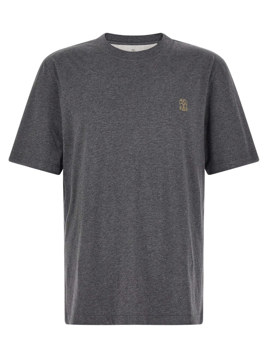 Gray Cotton T-Shirt