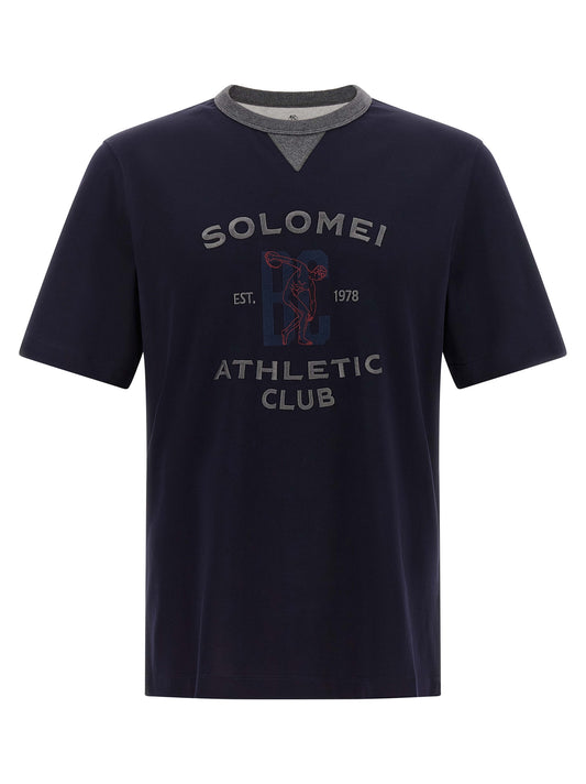 Blue Cotton T-Shirt