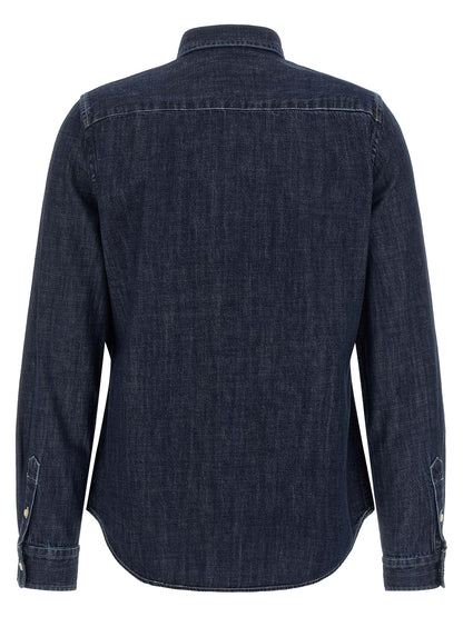 Blue Cotton Blouse
