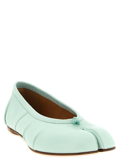 Bicolor Lamb Leather Ballet Flats