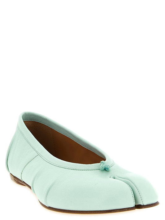 Bicolor Lamb Leather Ballet Flats