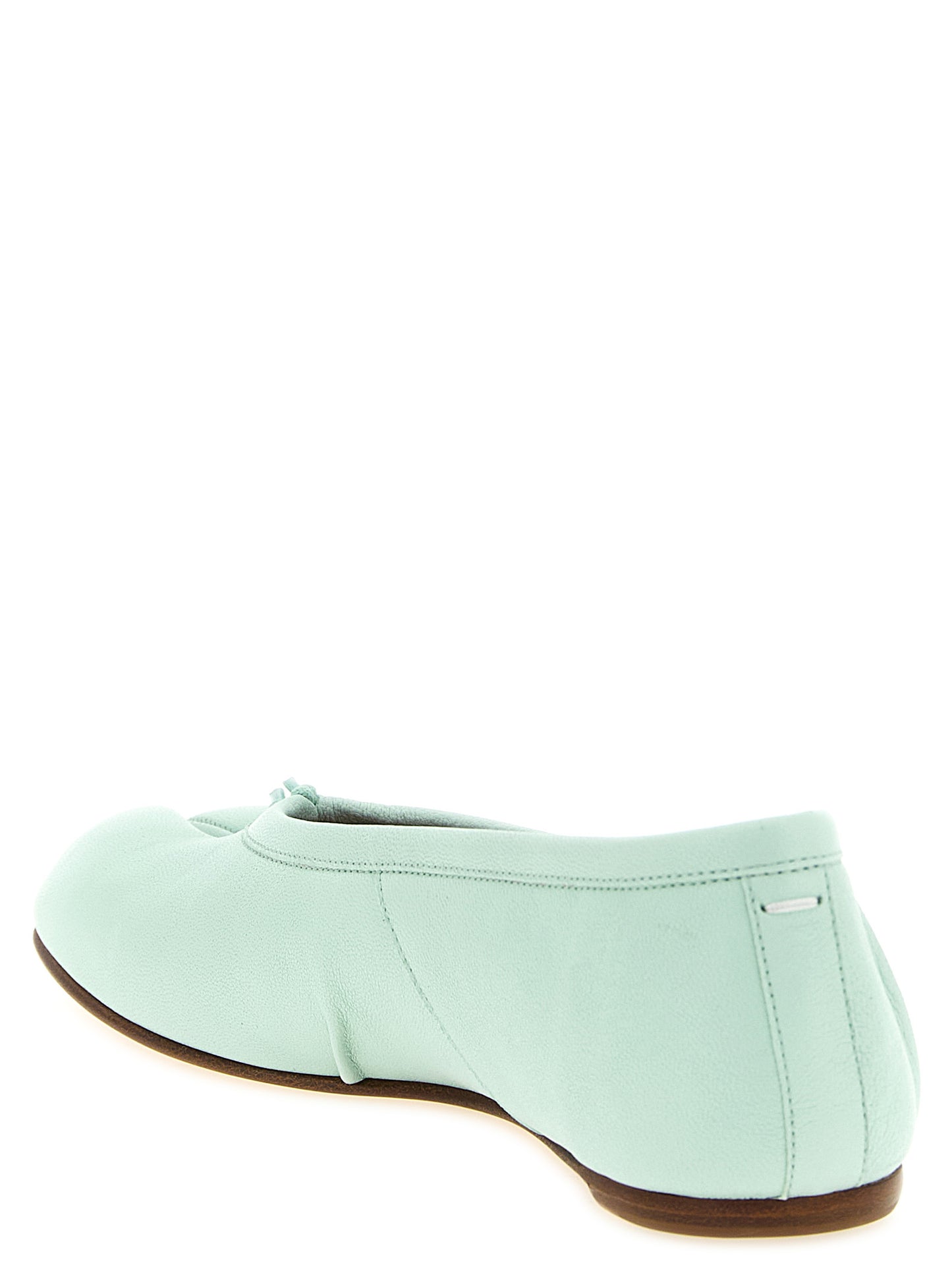 Bicolor Lamb Leather Ballet Flats