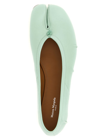 Bicolor Lamb Leather Ballet Flats