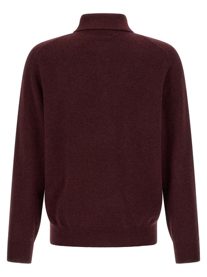 Bordeaux Cashmere Polo Shirt