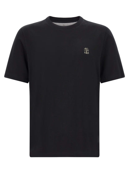 Black Cotton T-Shirt