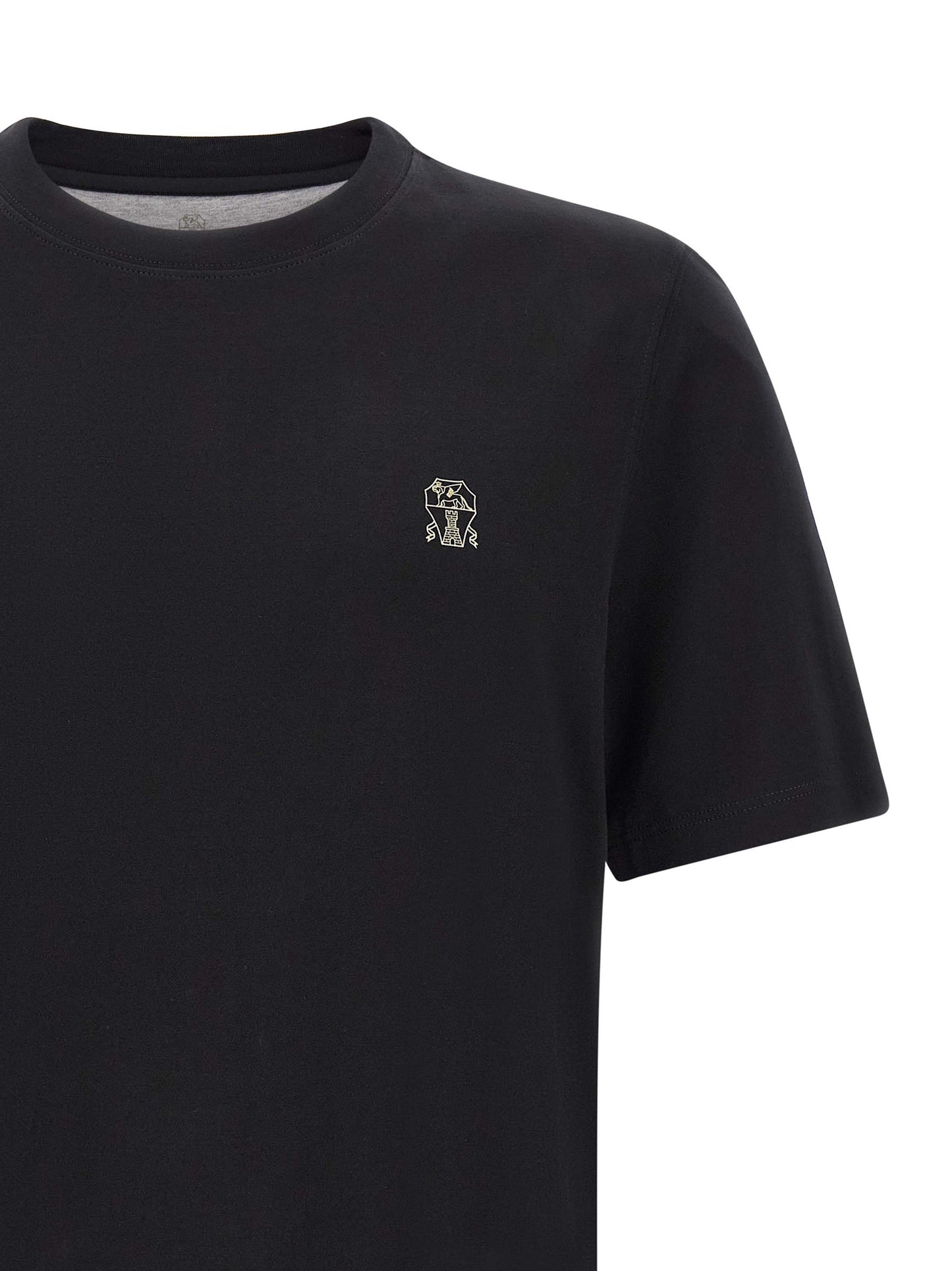 Black Cotton T-Shirt