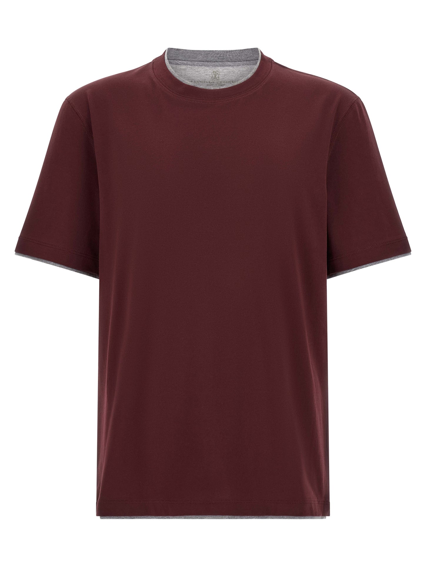 Bordeaux Cotton T-Shirt