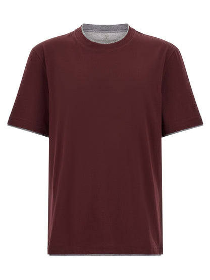 Bordeaux Cotton T-Shirt