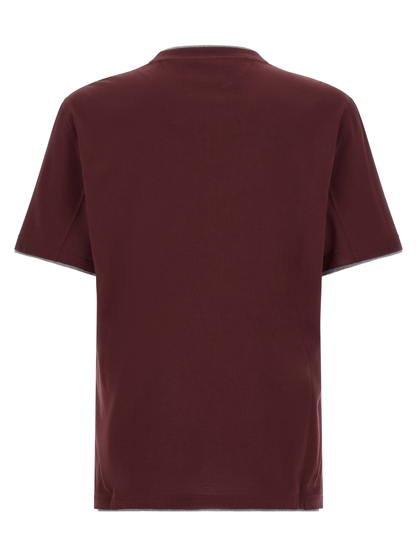 Bordeaux Cotton T-Shirt