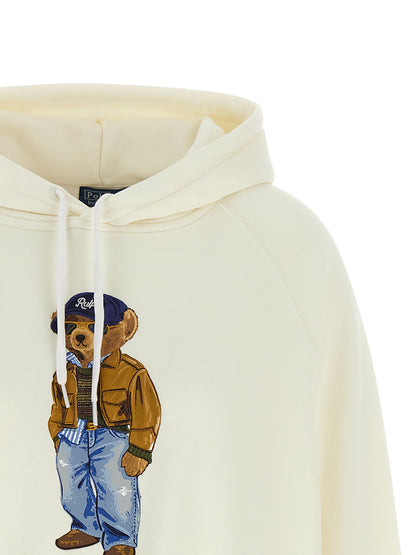 White Cotton Sweatshirt