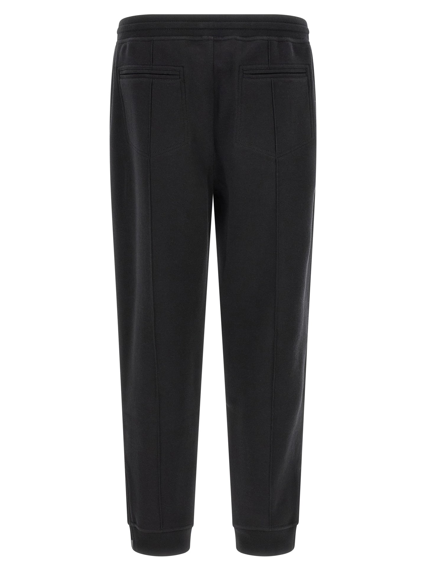 Black Cotton Joggers (Workout Pants)