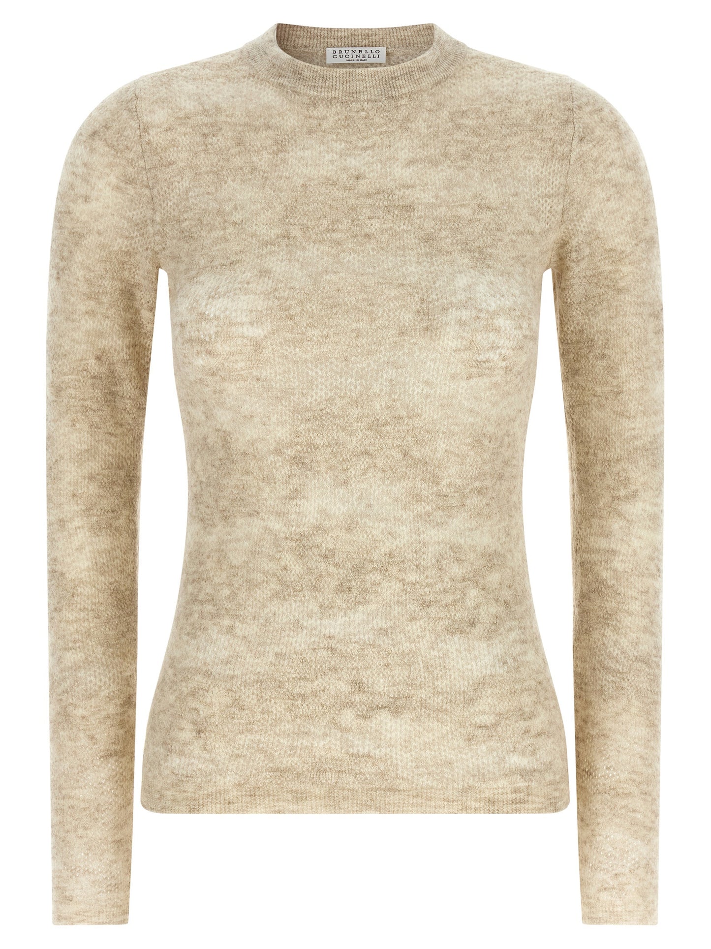 Beige Silk Cardigan