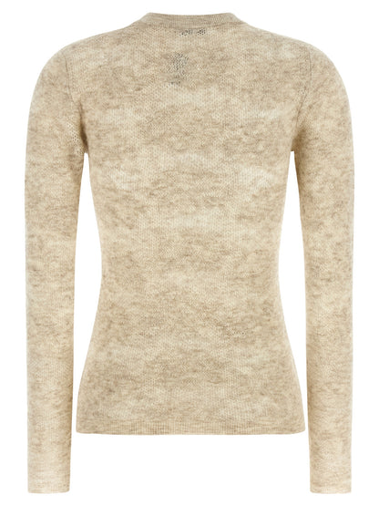 Beige Silk Cardigan