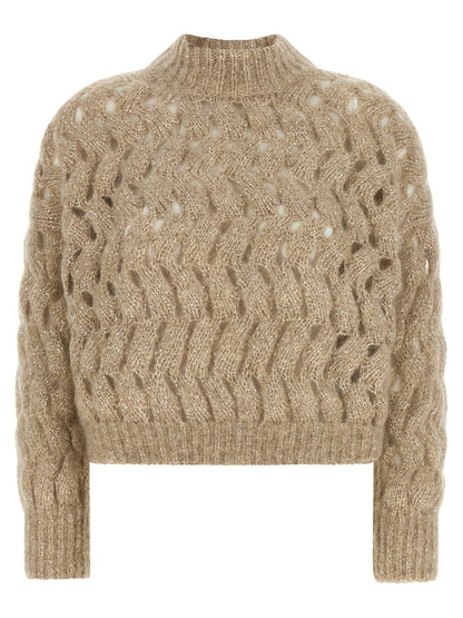 Beige Wool Cardigan