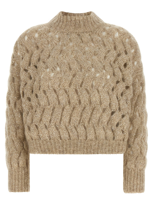 Beige Wool Cardigan