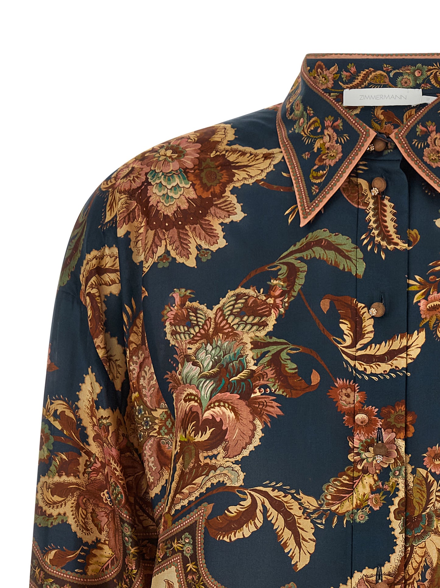 Multicolor Silk Blouse