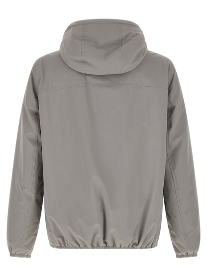 Gray Polyamide Shell Jacket