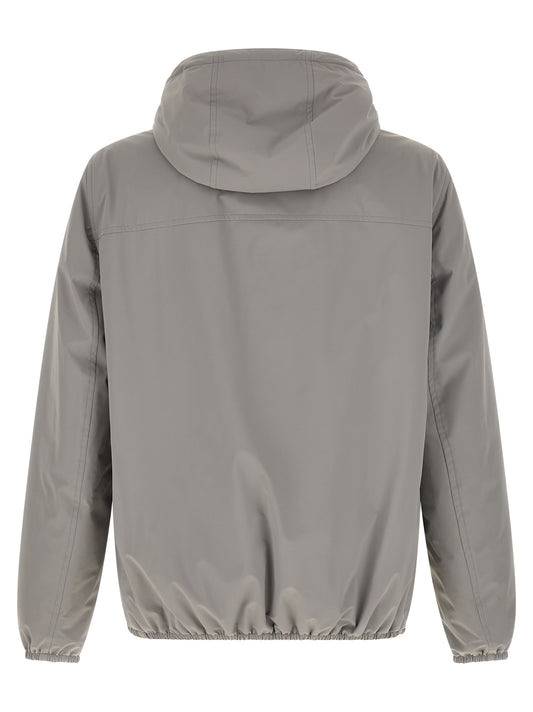 Gray Polyamide Shell Jacket