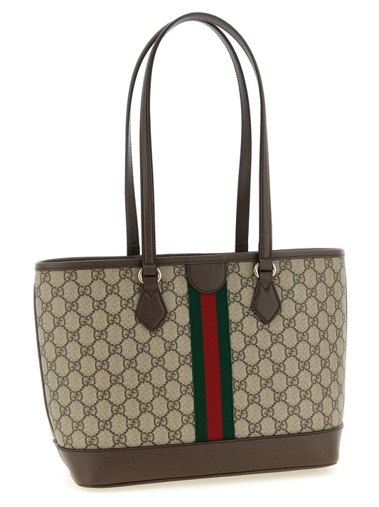 Brown Polyethylene Tote Bag