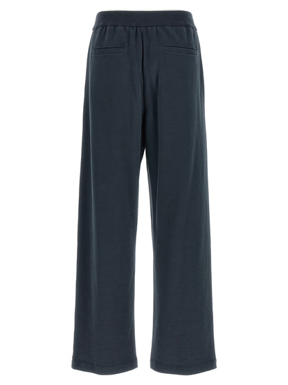 Blue Cotton Joggers (Workout Pants)