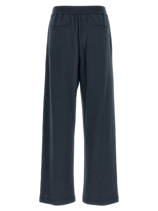 Blue Cotton Joggers (Workout Pants)