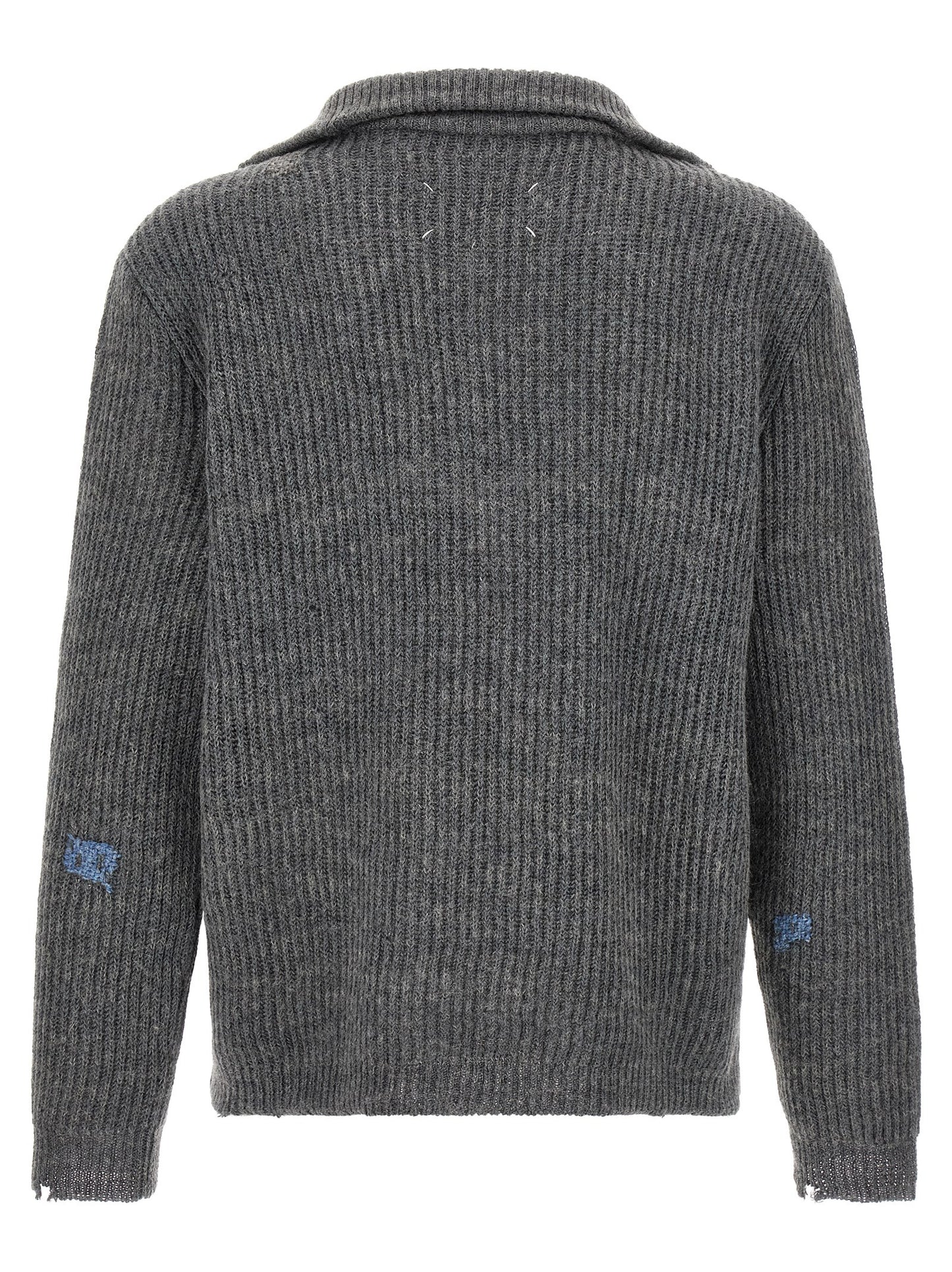 Gray Linen Cardigan