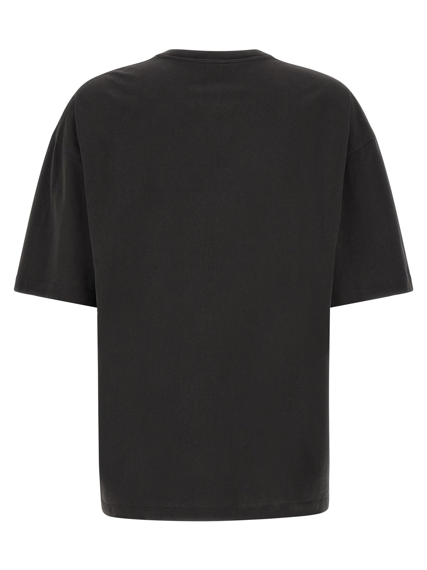 Black Cotton Long Sleeve T-Shirt