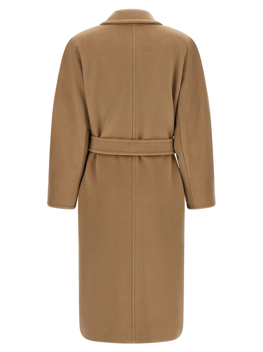 Beige Virgin Wool Coat