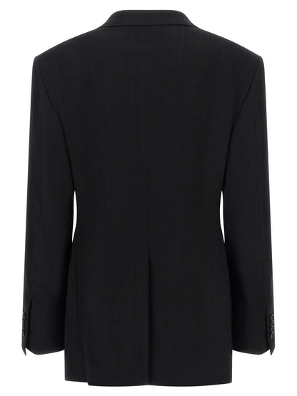 Black Viscose Blazer