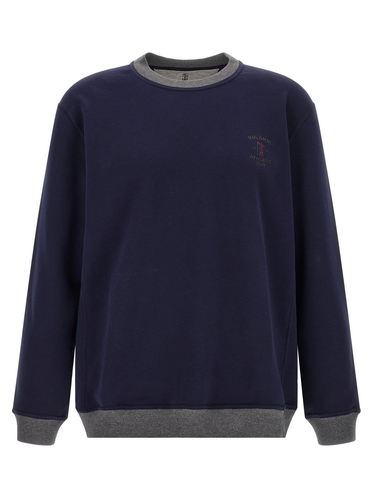 Blue Cotton Sweatshirt