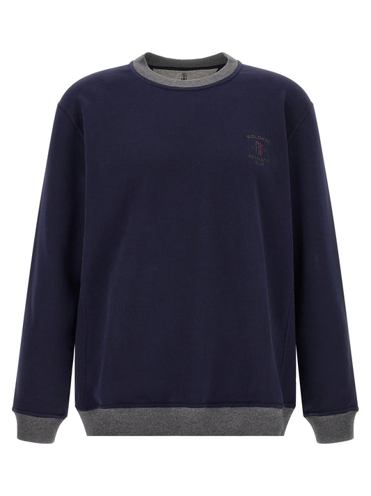 Blue Cotton Sweatshirt