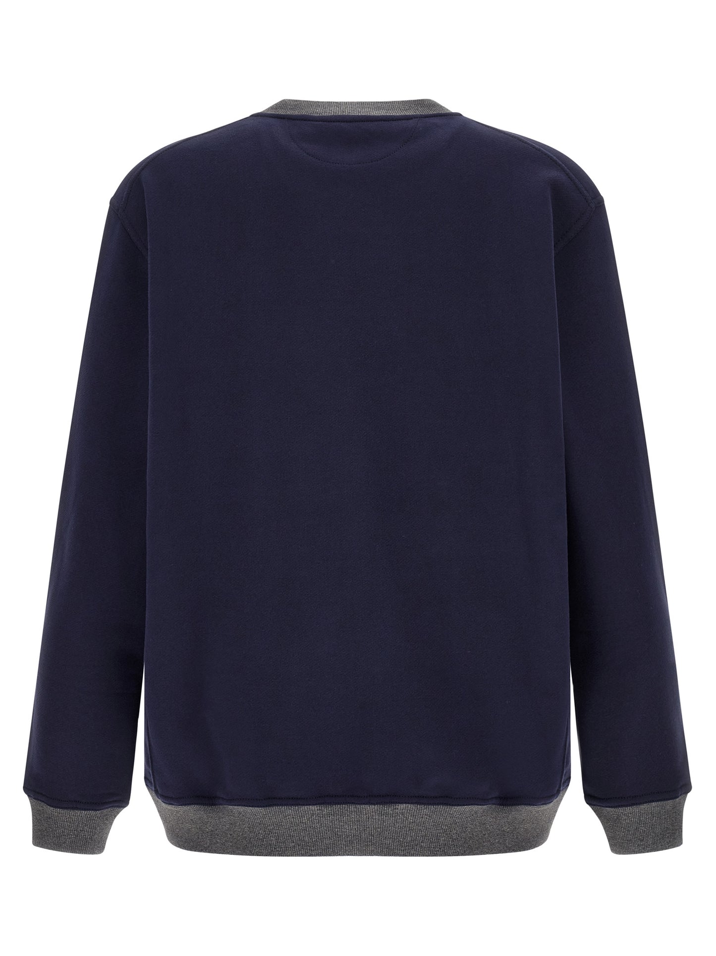 Blue Cotton Sweatshirt