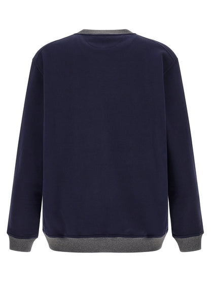 Blue Cotton Sweatshirt