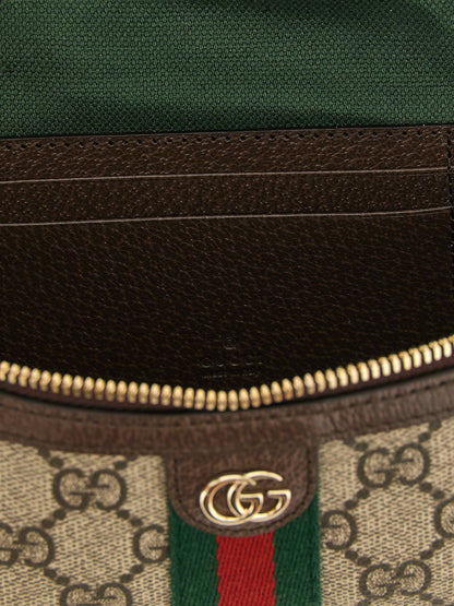 Beige Polyethylene Shoulder Bag
