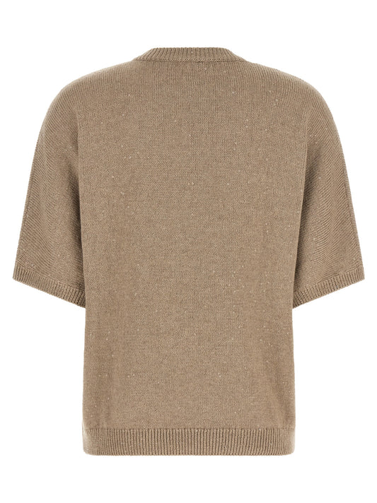 Beige Cashmere Cardigan