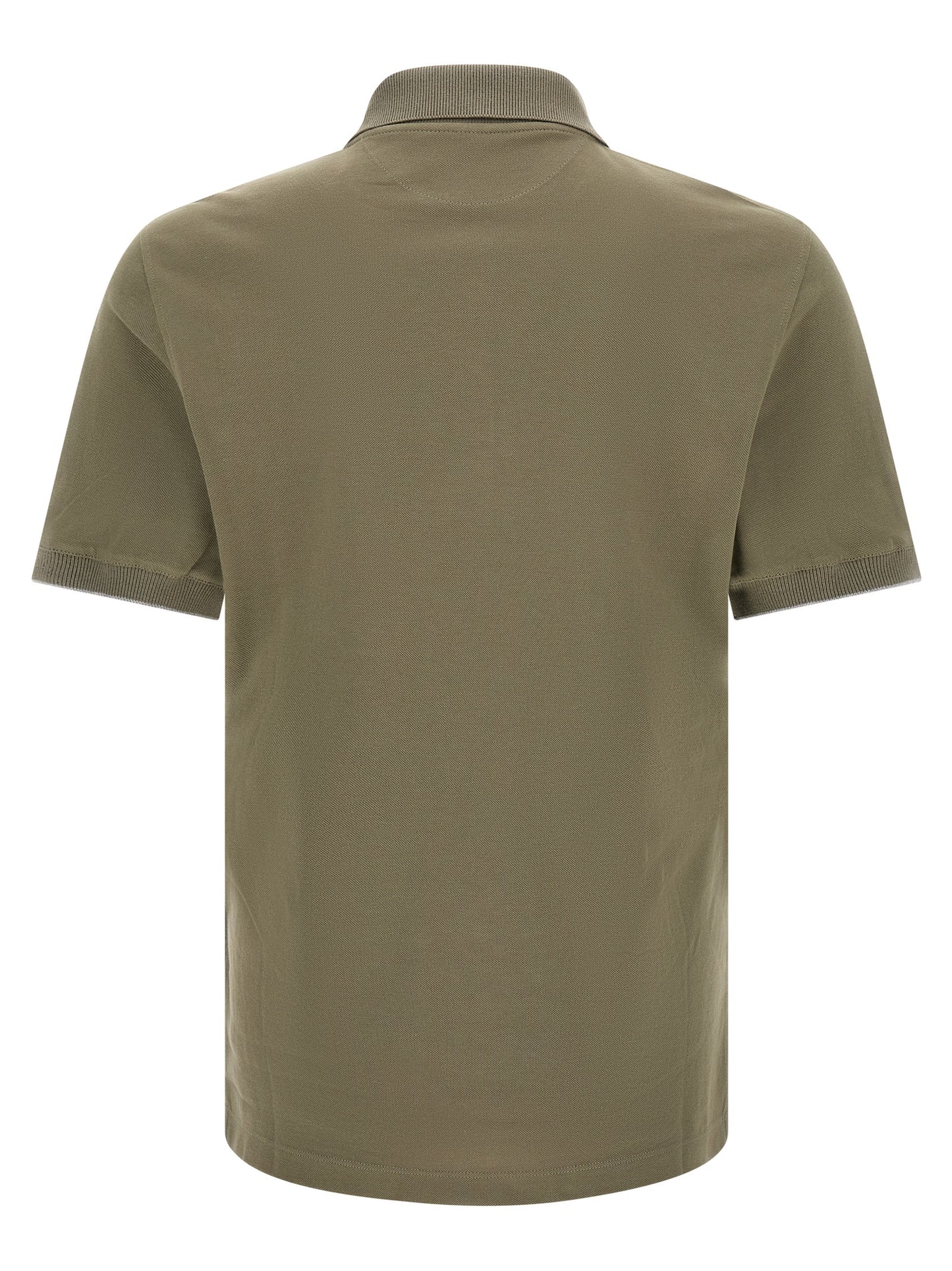 Bicolor Cotton Polo Shirt