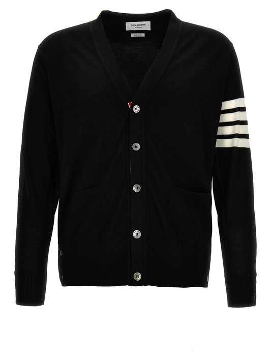 Black Virgin Wool Cardigan