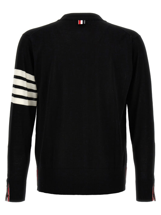 Black Virgin Wool Cardigan