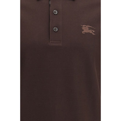 Brown Cotton Polo Shirt