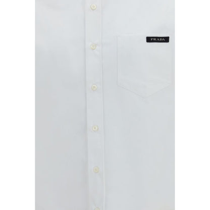 White Cotton Dress Shirt