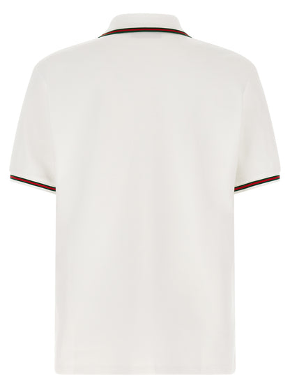 White Cotton Polo Shirt