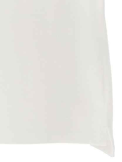 White Cotton Polo Shirt