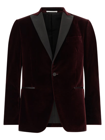 Bordeaux Cotton Blazer