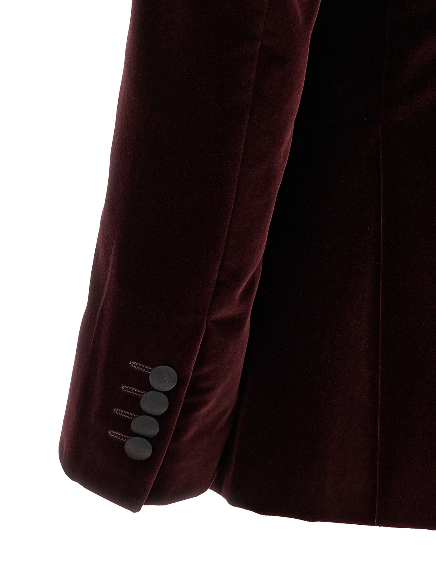 Bordeaux Cotton Blazer