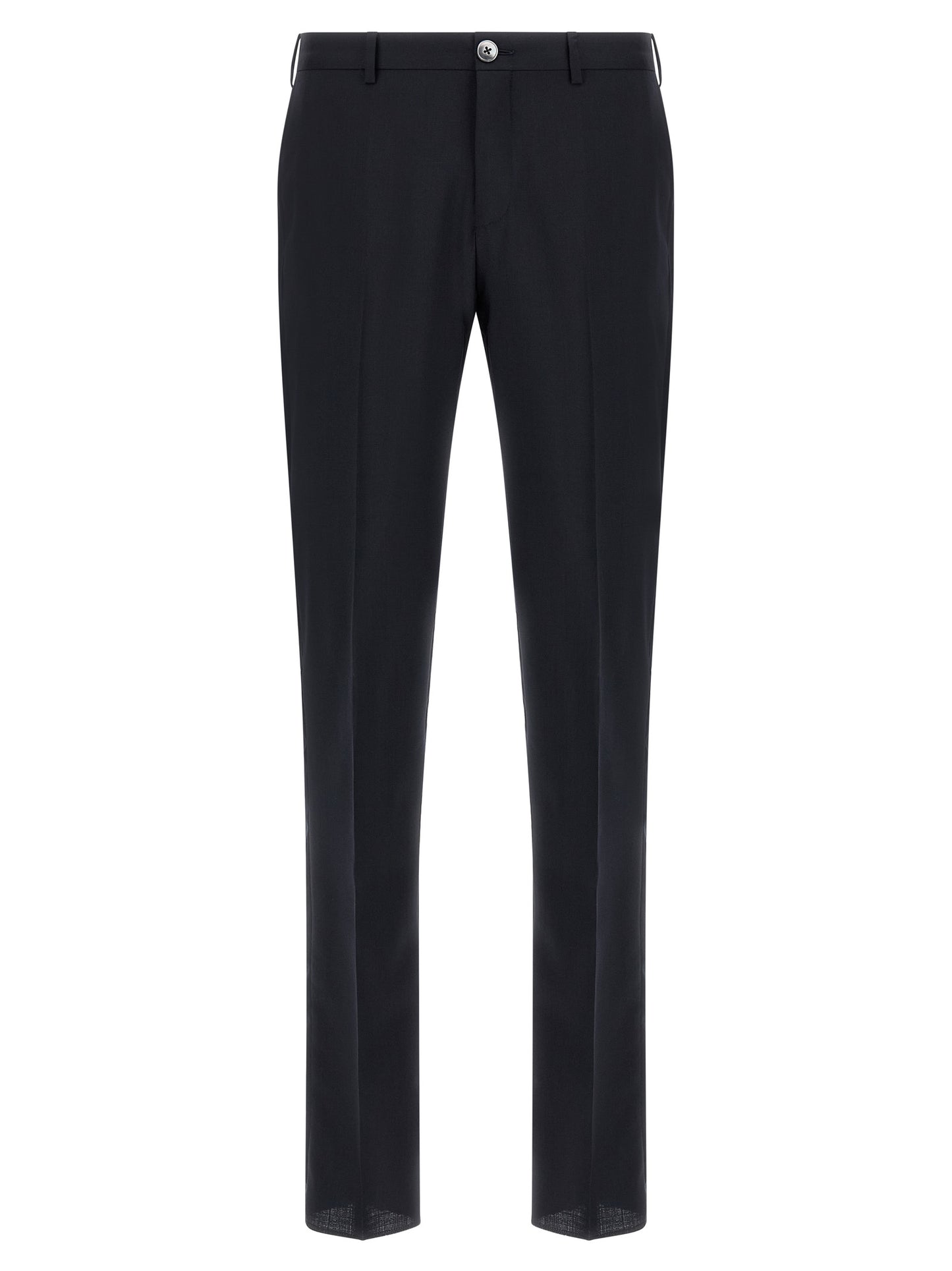 Black Wool Two-Piece Suit