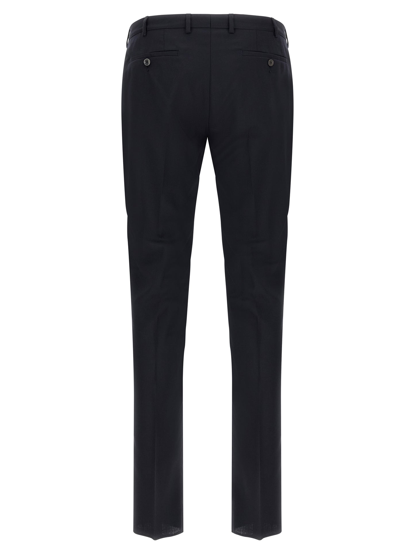 Black Wool Two-Piece Suit